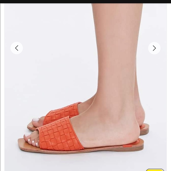 Forever 21 woven pattern square toe sandals - Picture 6 of 9